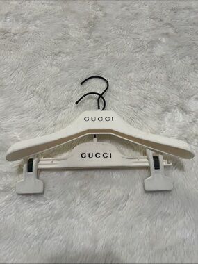 Gucci Baby White Velvet hangers